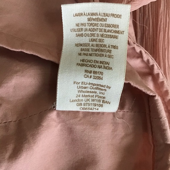 Free People Pink Rose Embroidered Chiffon TunicTop - Picture 6 of 9